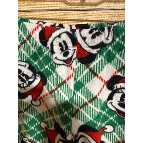 Disney Minnie & Mickey Mouse Sz MEDIUM M Soft Christmas Pajamas Cozy , 2807 - Picture 6 of 7